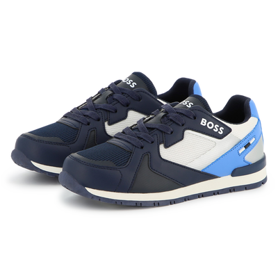 Baskets lacées rétro BOSS GARCON