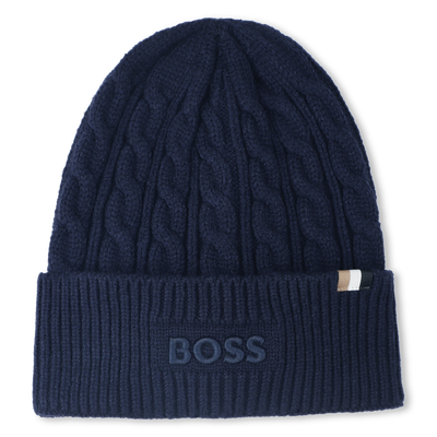 Bonnet tricot torsadé BOSS GARCON