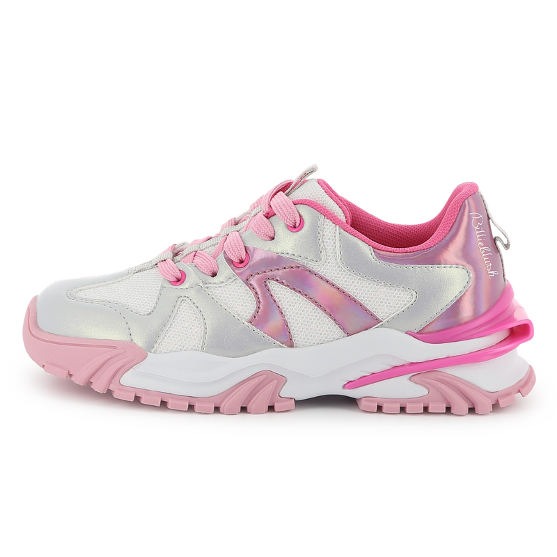 Baskets à lacets bimatières BILLIEBLUSH 
                    FILLE