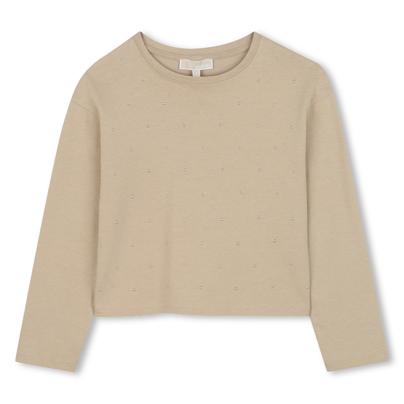 T-shirt manches longues en jersey MICHAEL KORS 
                    FILLE