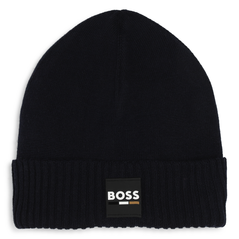 Bonnet tricot avec revers BOSS 
                    GARCON