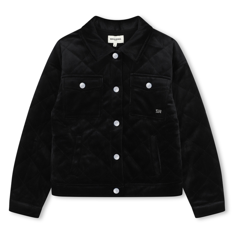 Veste en velours matelassé SONIA RYKIEL 
                    FILLE