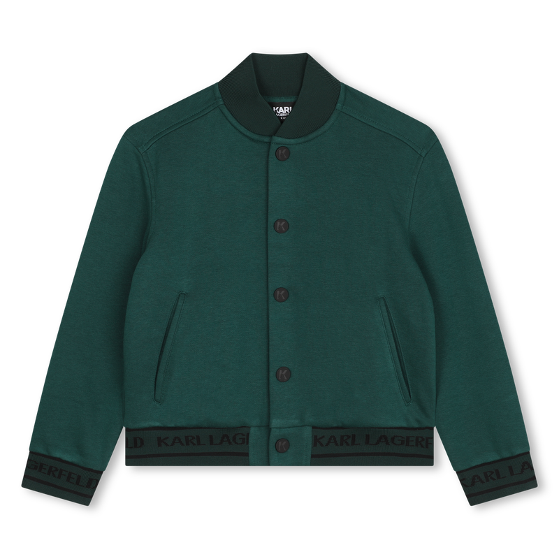 Cardigan de jogging molletonné KARL LAGERFELD KIDS 
                    GARCON