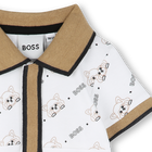 Combinaison-short &agrave; col polo BOSS 
                    GARCON