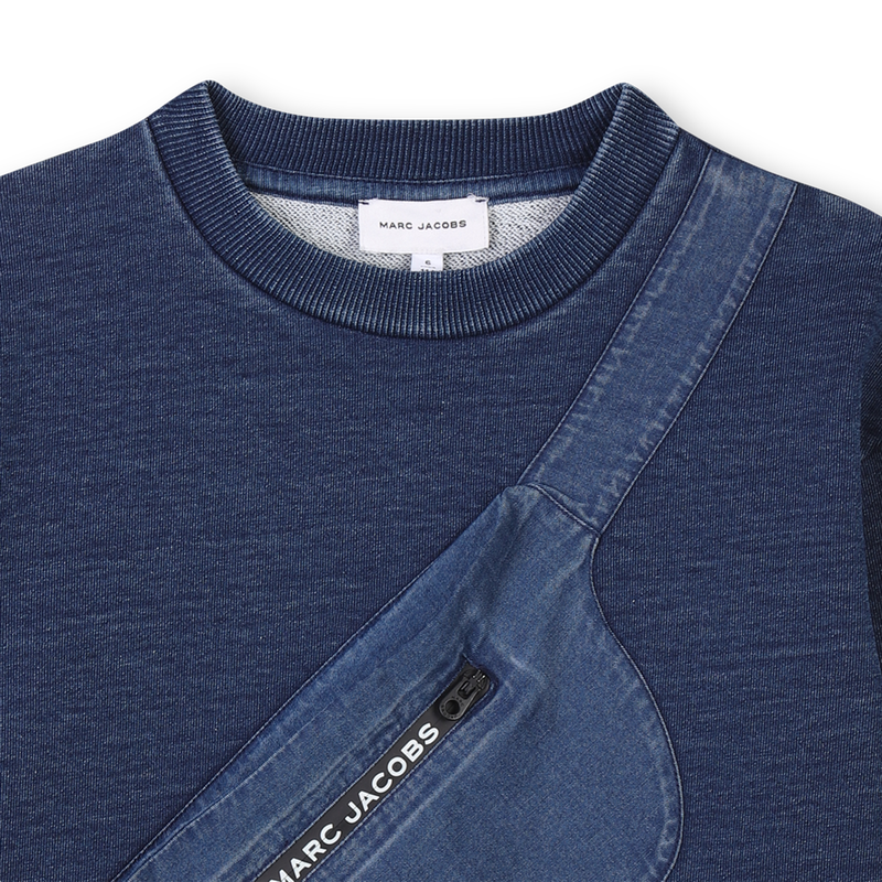 Sweat-shirt molleton imprim&eacute; MARC JACOBS 
                        GARCON