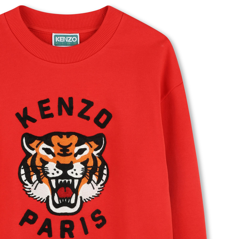 Sweat-shirt Tigre brod&eacute; KENZO KIDS 
                        GARCON
