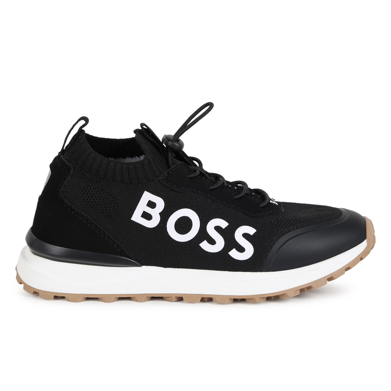 Baskets lacées bimatières BOSS 
                    GARCON