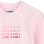 Ensemble pantalon, cardigan et tee-shirt BOSS 
                    FILLE
