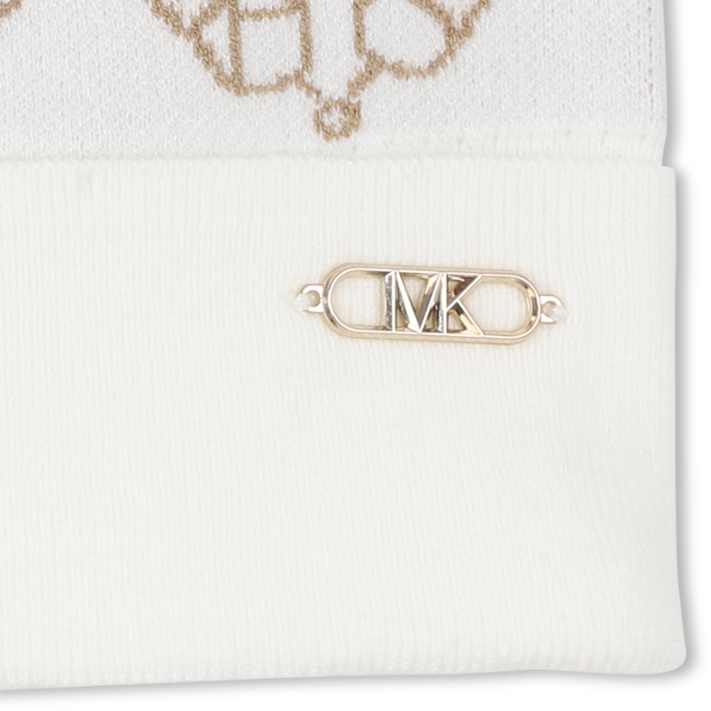 Bonnet en tricot avec jacquard MICHAEL KORS 
                        FILLE