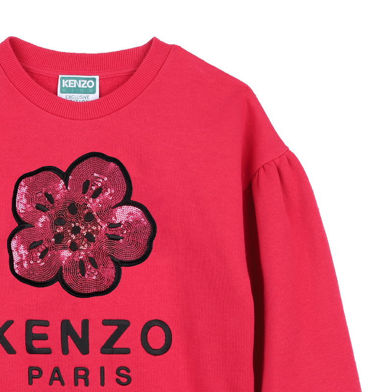 Sweat à manches longues ballon KENZO KIDS 
                    FILLE