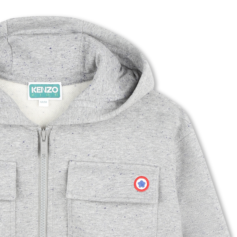 Cardigan de jogging molletonné KENZO KIDS 
                    FILLE