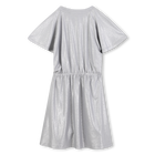 Robe en jersey paillet&eacute; argent&eacute; DKNY 
                    FILLE