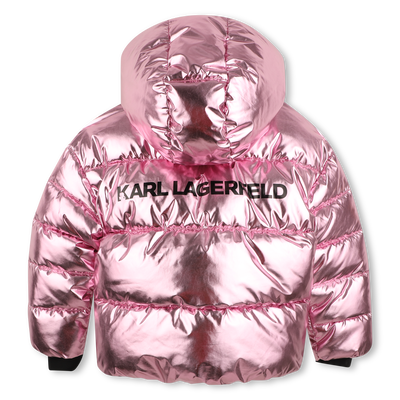 Doudoune &agrave; capuche KARL LAGERFELD KIDS FILLE