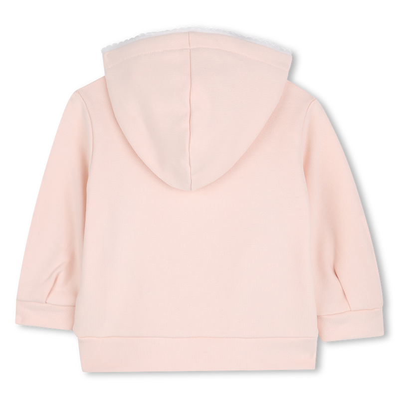 Sweat-shirt zipp&eacute; &agrave; capuche CHLOE 
                        FILLE