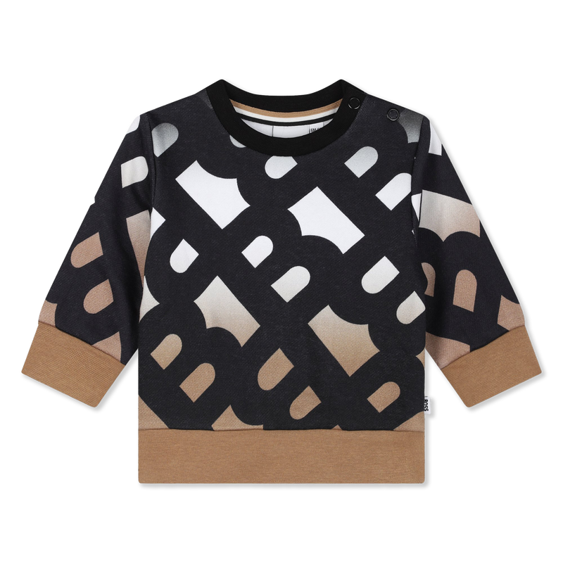 Sweat-shirt tricolore imprimé BOSS 
                    GARCON