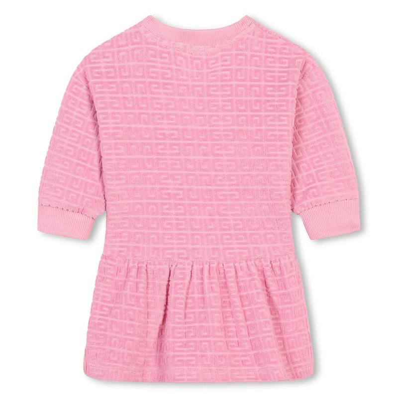 Robe manches longues à motif intégral GIVENCHY 
                    FILLE
