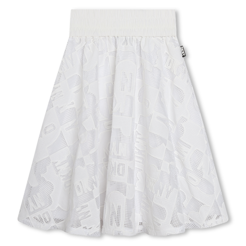 Jupe de cérémonie en tissu en maille ajouré DKNY 
                    FILLE