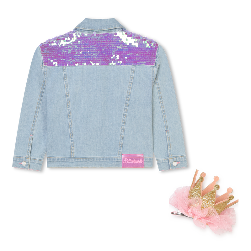 Veste en jean et barrette BILLIEBLUSH 
                    FILLE