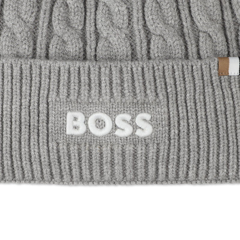 Bonnet tricot torsadé BOSS 
                    GARCON