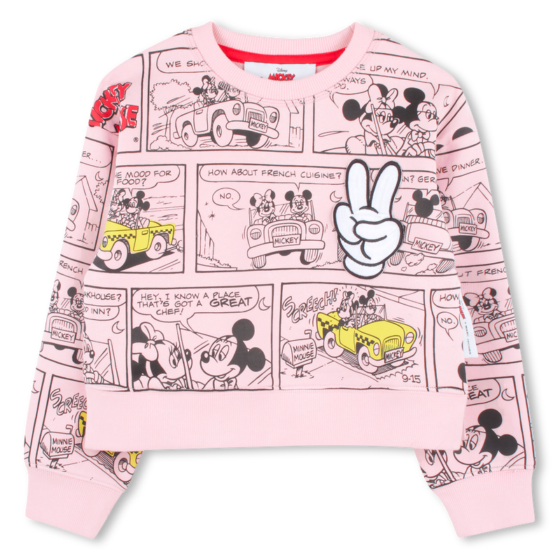 Sweat-shirt molletonn&eacute; MARC JACOBS 
                        FILLE
