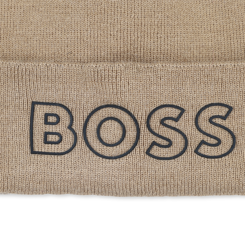 Bonnet tricot avec sigle BOSS 
                    GARCON