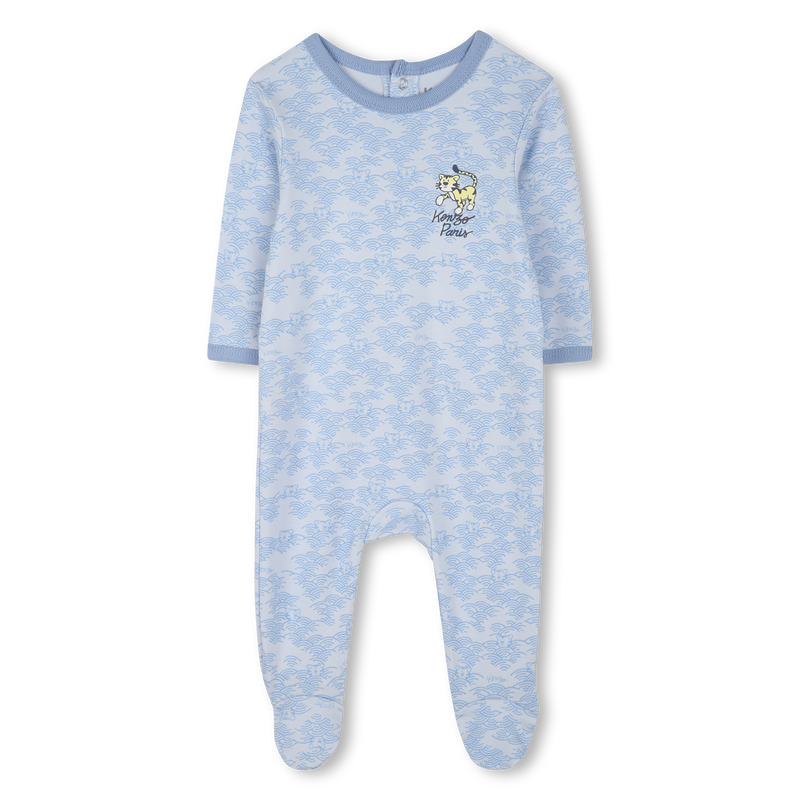 Pyjama pressionné en coton KENZO KIDS 
                    GARCON