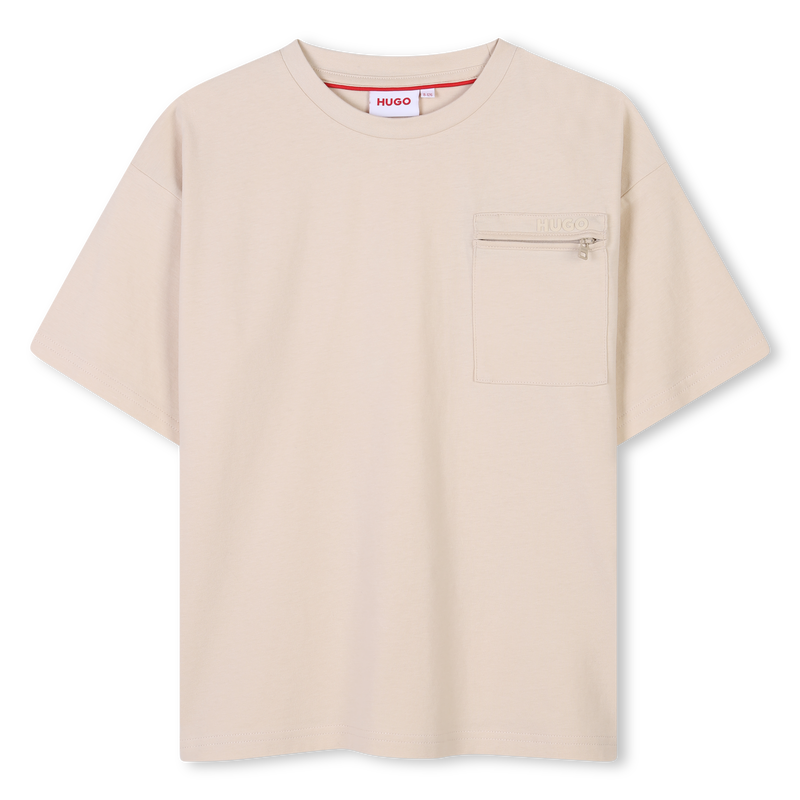 T-shirt poche zippée Hugo 
                    GARCON