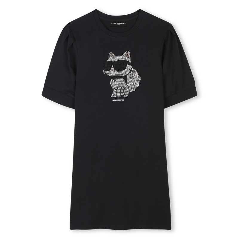 Robe à manches courtes KARL LAGERFELD KIDS 
                    FILLE