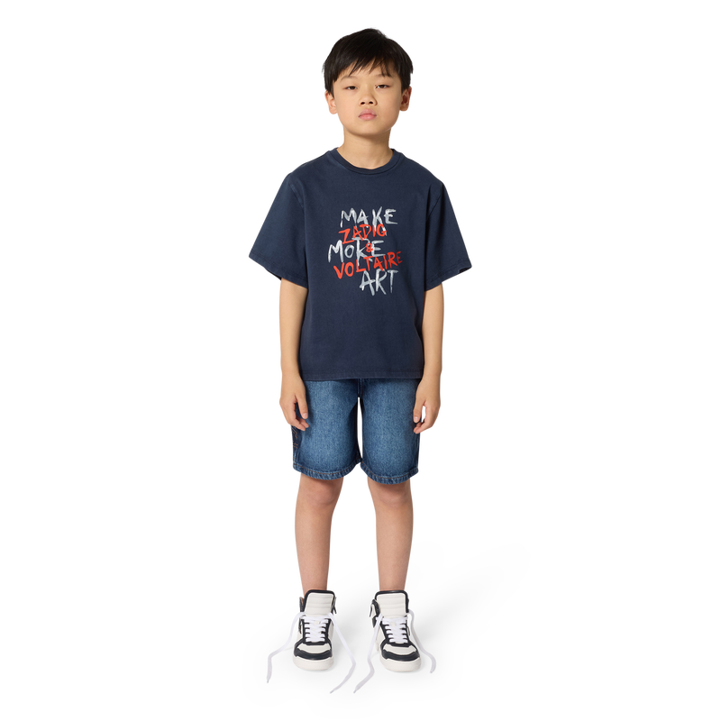 BERMUDA EN JEAN ZADIG & VOLTAIRE 
                        GARCON