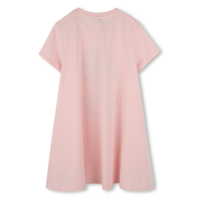 Robe ample avec imprim&eacute; KENZO KIDS FILLE