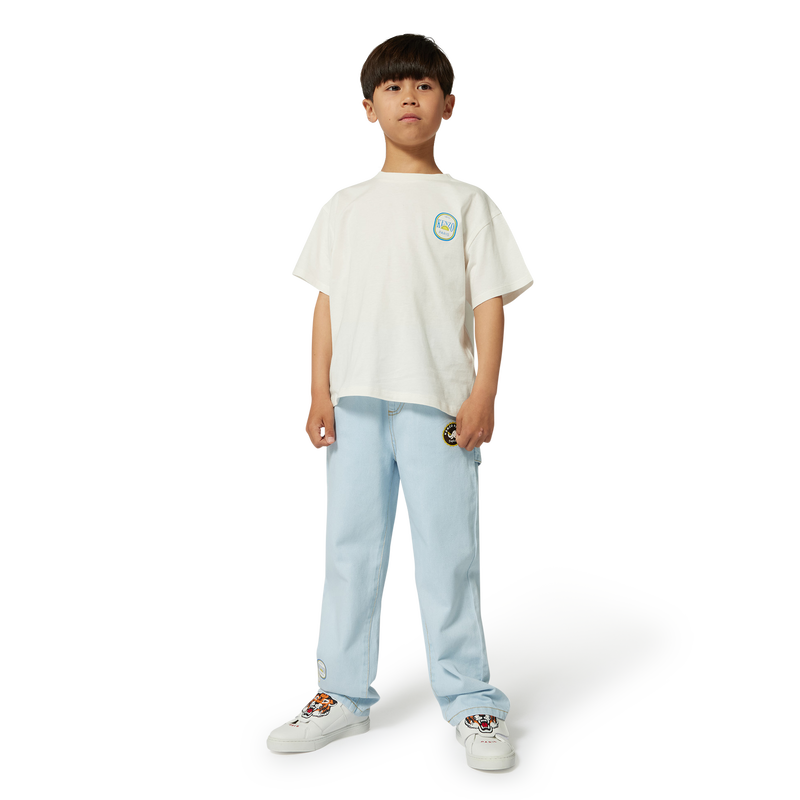 T-shirt manches courtes coton KENZO KIDS 
                    GARCON