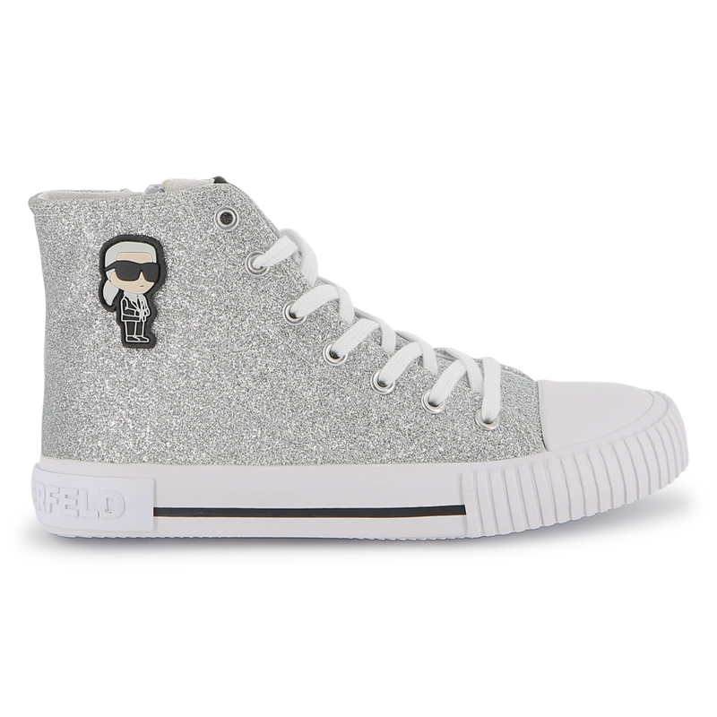 Basket &agrave; lacets KARL LAGERFELD KIDS 
                        FILLE
