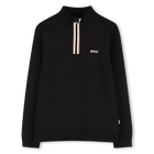 Sweat col montant zipp&eacute; BOSS 
                    GARCON