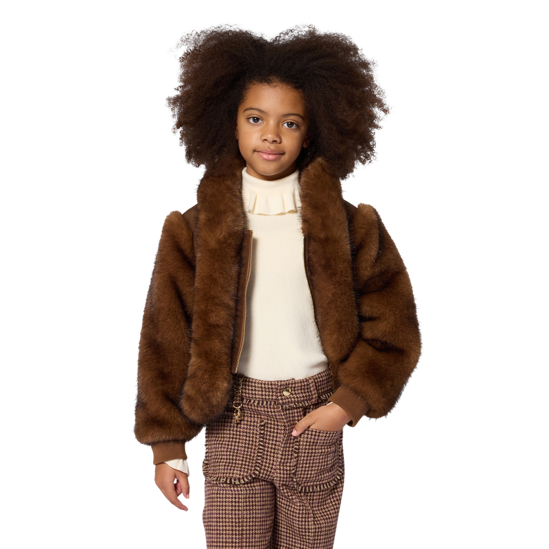 Blouson en polaire duveteuse CHLOE 
                        FILLE