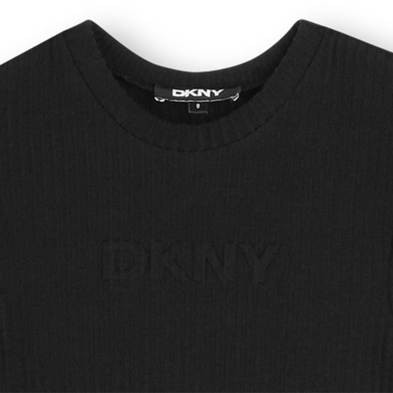 Robe longue bi-matière DKNY 
                    FILLE