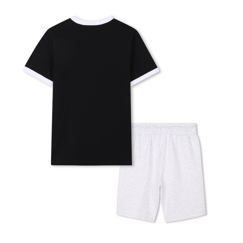 Ensemble T-shirt et bermuda DKNY 
                    GARCON