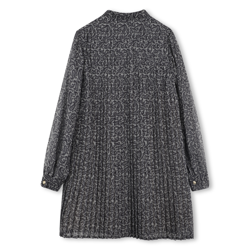 Robe plissée manches longues MICHAEL KORS 
                    FILLE