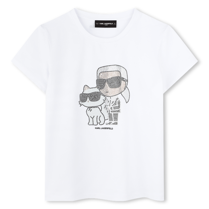 T-shirt &agrave; manches courtes KARL LAGERFELD KIDS 
                        FILLE
