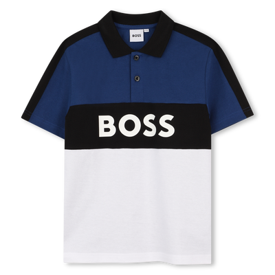 POLO MANCHES COURTES BOSS GARCON