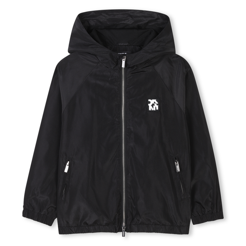 Blouson déperlant à capuche DKNY 
                    FILLE