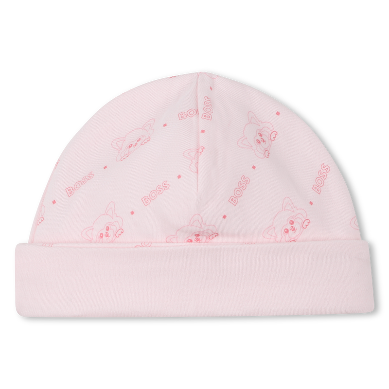 Ensemble pyjama, bonnet et bavoir BOSS 
                        FILLE