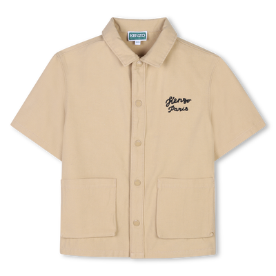 Chemise manches courtes coton KENZO KIDS GARCON
