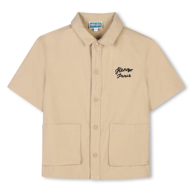 Chemise manches courtes coton KENZO KIDS 
                    GARCON