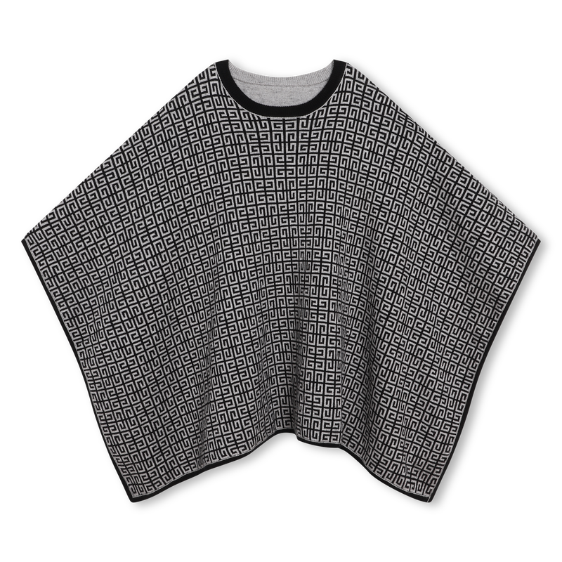 Cape réversible en tricot GIVENCHY 
                    FILLE