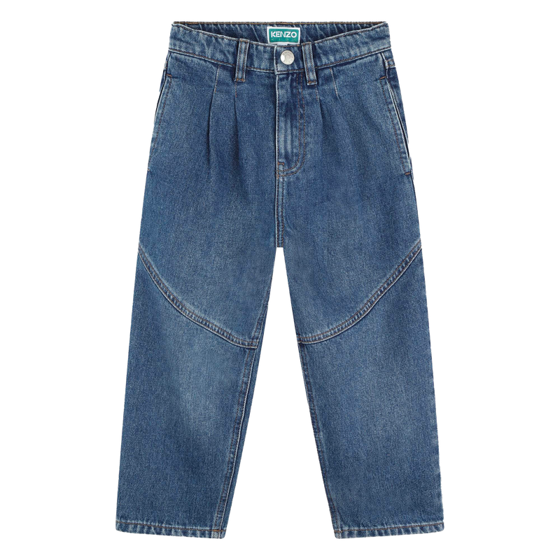 Jean avec découpes et plis KENZO KIDS 
                    FILLE