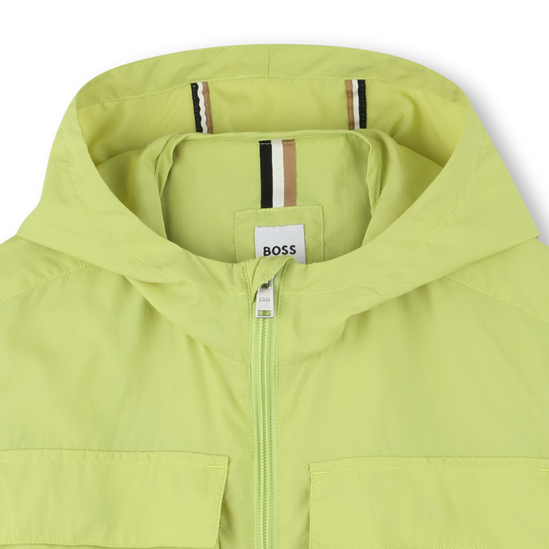Coupe-vent zippé à capuche BOSS 
                    GARCON