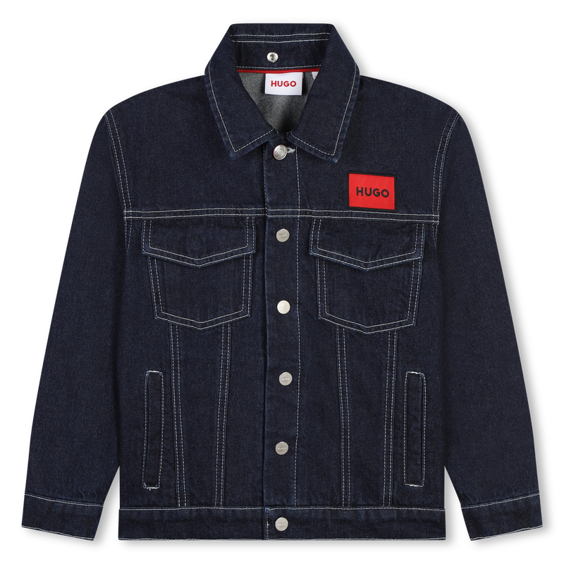 Veste en denim à capuche Hugo 
                    GARCON