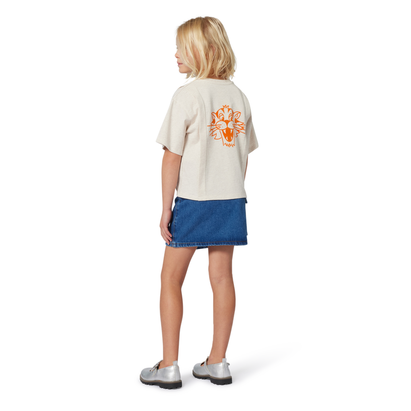 Jupe denim asymétrique KENZO KIDS 
                    FILLE