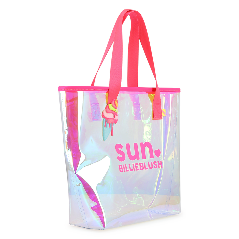 Sac cabas brillant avec badge BILLIEBLUSH 
                    FILLE