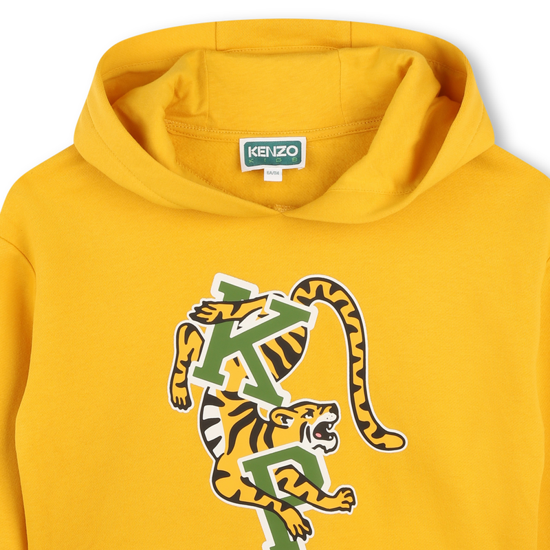 Sweat-shirt molletonné imprimé KENZO KIDS 
                    GARCON
